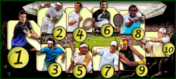 Ranking ATP Tenis Top Ten