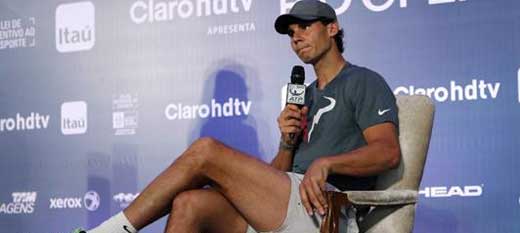 Rafael Nadal: No s si puedo pensar en una meta tan exigente como superar a Federer en Grand Slams