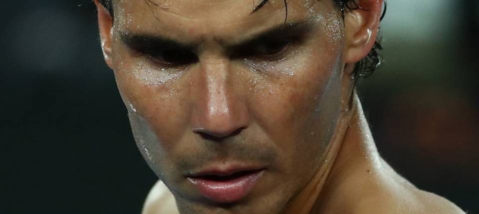 Rafa Nadal durante la final del Open de Australia 2019 contra Djokovic