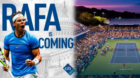Rafa Nadal regresa en el Citi Open 2021